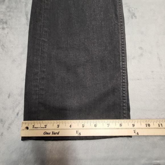 Levis 559 Jeans Mens 35x31 Black Straight Leg Denim Comfort Stretch Mid Rise - Picture 6 of 10